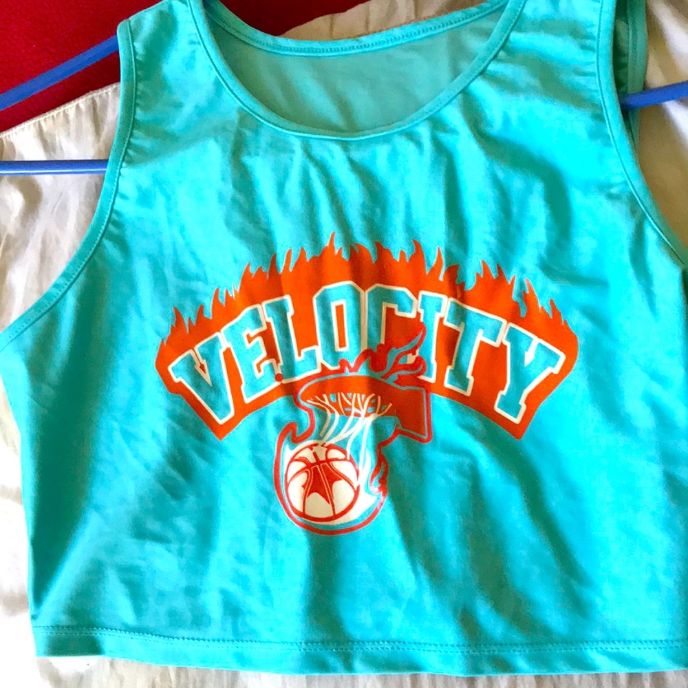 Vibrant Velocity Crop Top
